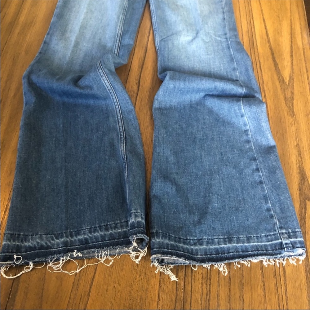 We The Free High rise flare jeans raw hem - Picture 5 of 8